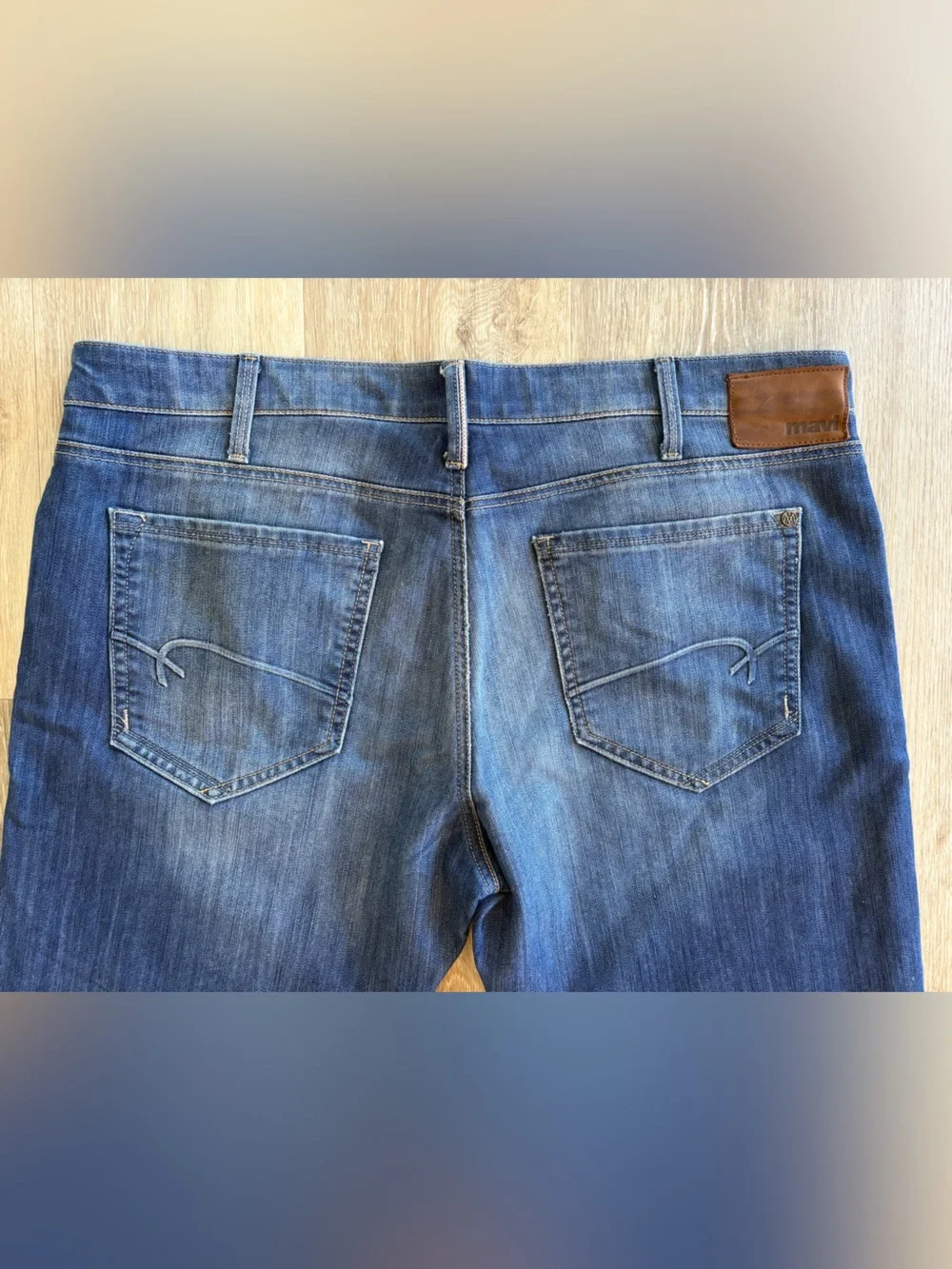 Mavi Myles Mid-Rise Straight Leg Medium Wash - Men’s 38/32